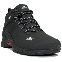 Ботинки Adidas Terrex Climaproof High Black White с мехом